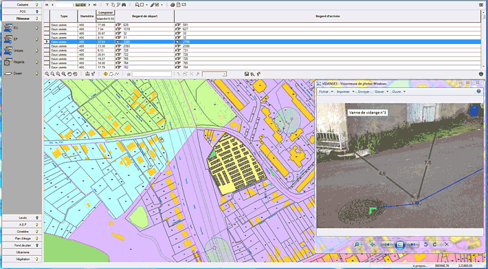 AEP avec cadastre et photo